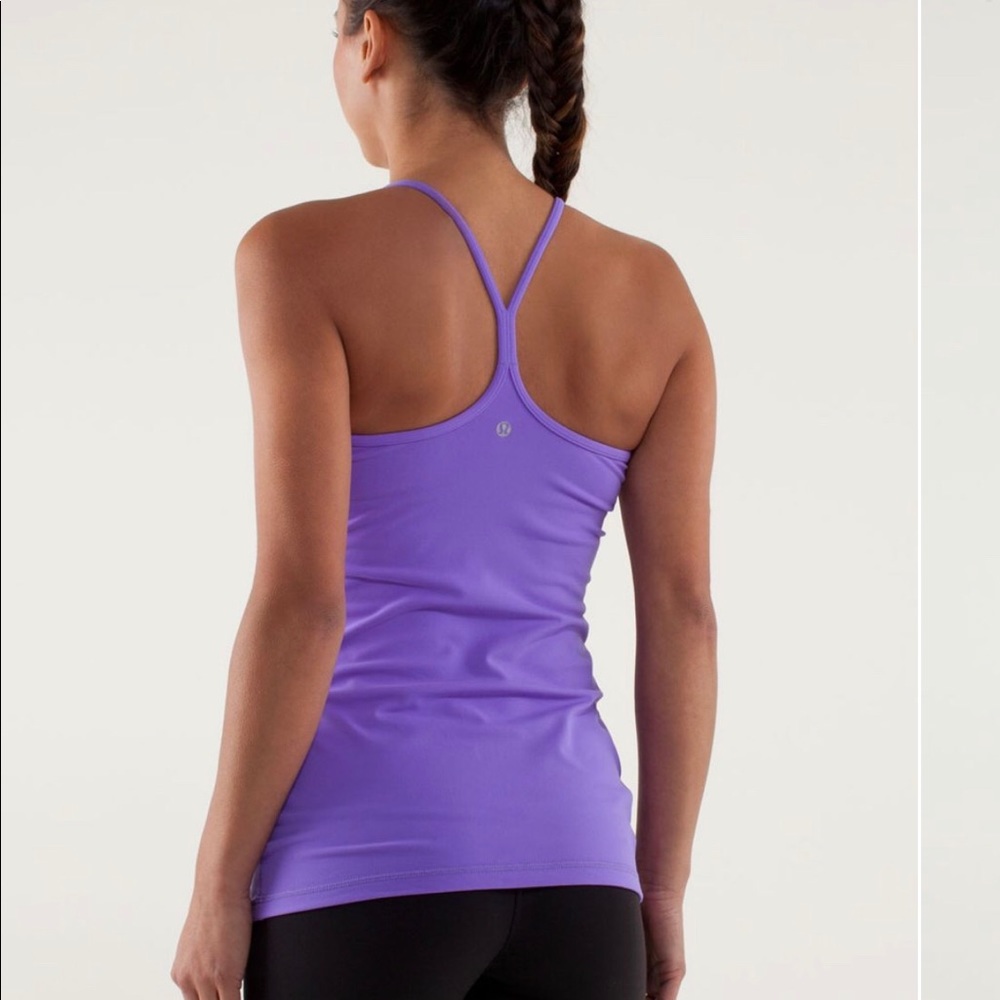 Lululemon Power Y Tank- Power Purple Sz8